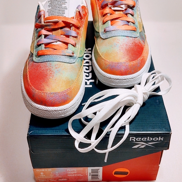 Reebok Club C 85 Pride Multi Color (FX4772) Size 6 - Picture 2 of 15